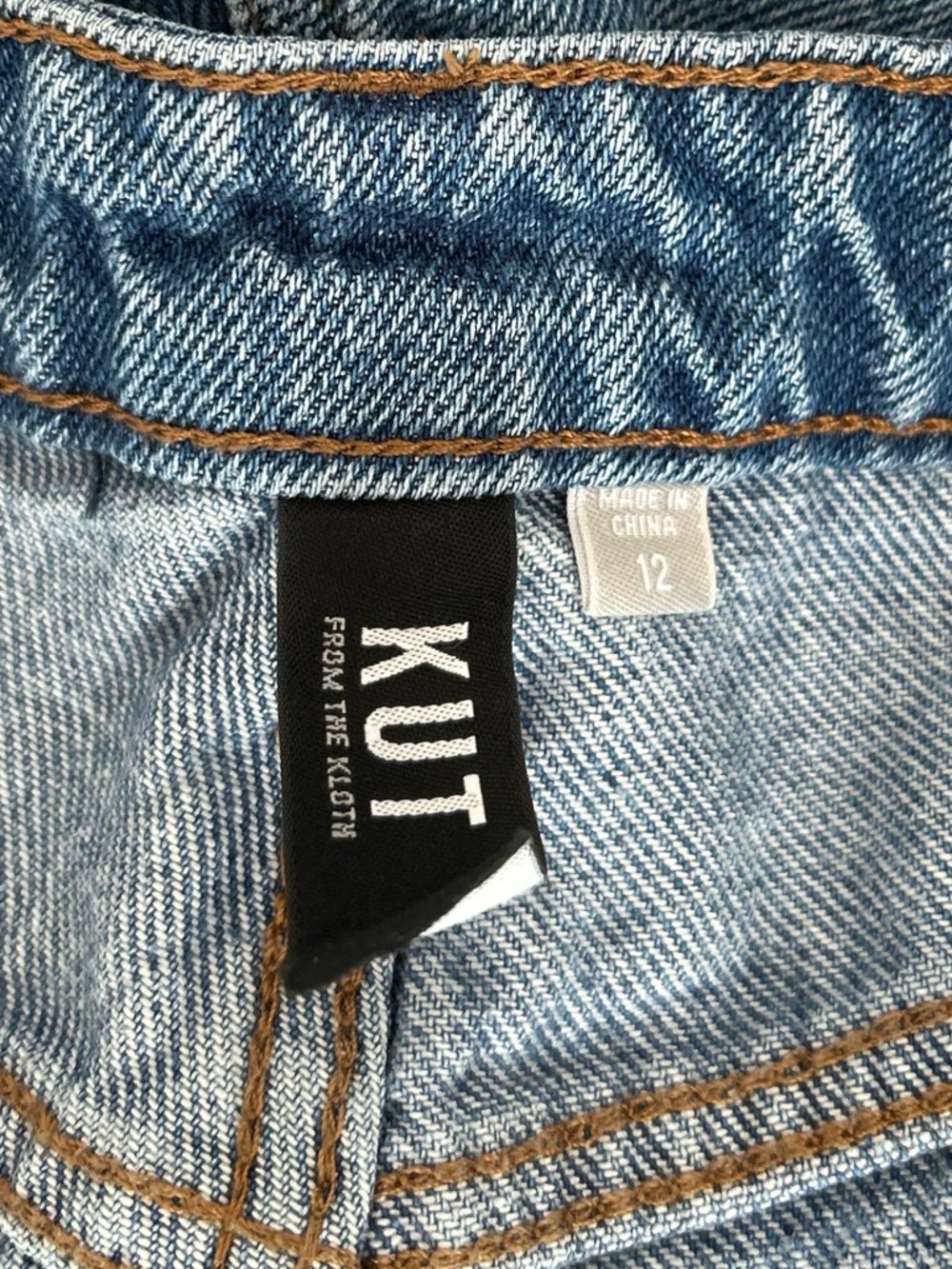 Kut From The Kloth Wide Leg Jeans 12 - Picture 5 of 6